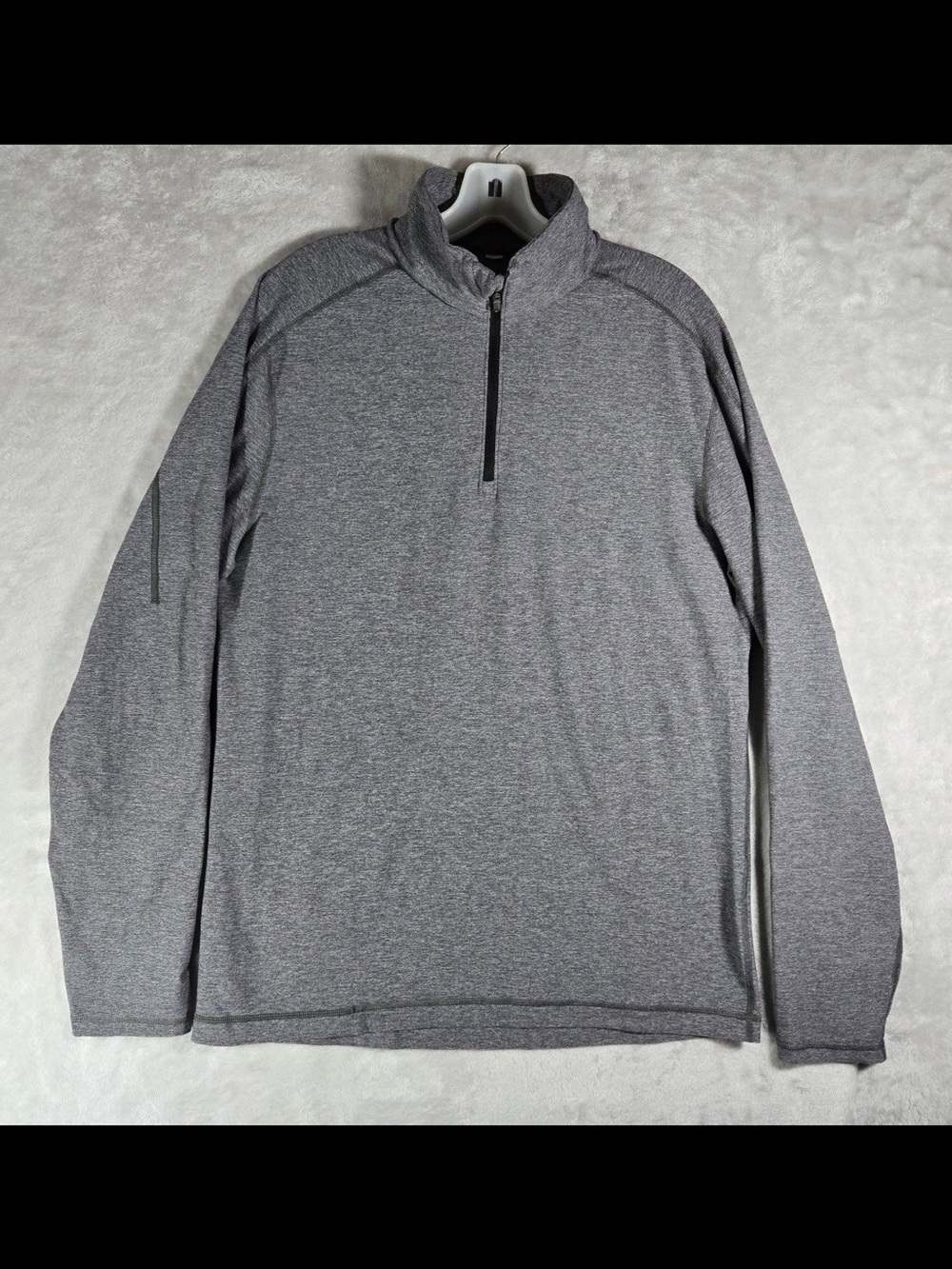 lululemon athletica Gray Half-Zip Athletic Pullover